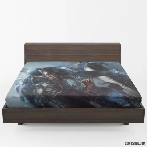 Venom Symbiote Marvel Quest Comic Fitted Sheet