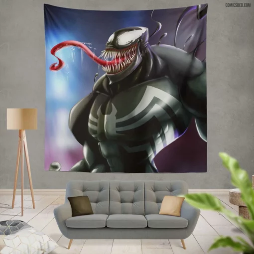 Venom Symbiote Marvel Tale Comic Wall Tapestry