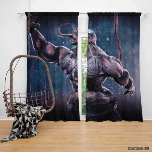 Venom Symbiote Marvel Tales Comic Curtain