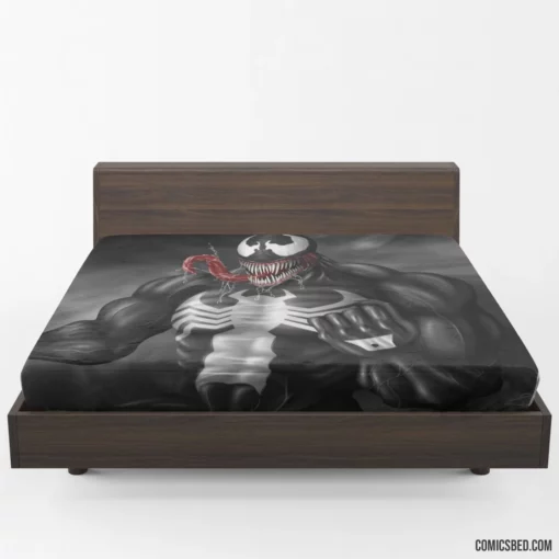 Venom Symbiotic Chronicles Comic Fitted Sheet