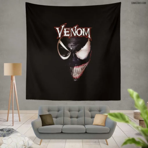 Venom Unleashed Marvel Anti-Hero Chronicles Comic Wall Tapestry