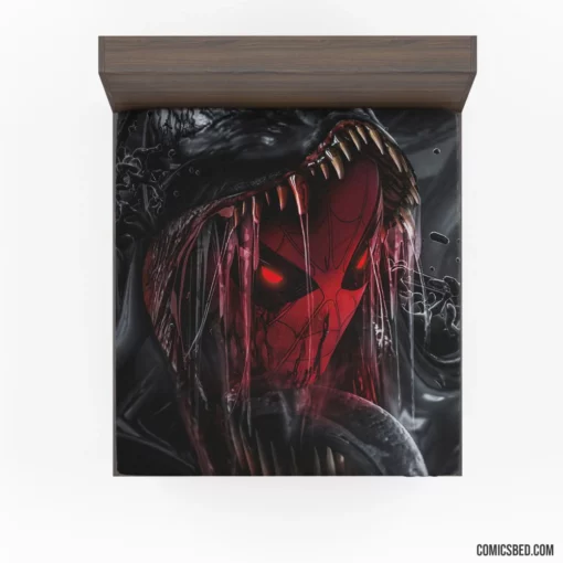 Venom Unleashed Marvel Heroic Conflict Comic Fitted Sheet 1