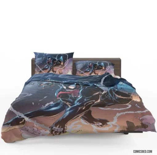 Venom vs. Spider-Man Marvel Conflict Comic Bedding Set