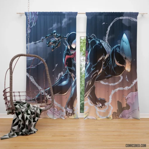 Venom vs. Spider-Man Marvel Conflict Comic Curtain