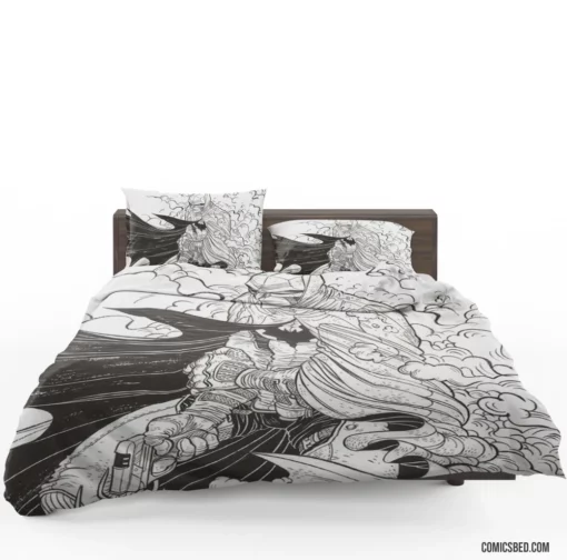 Vigilant Batman DC Guardian of Shadows Comic Bedding Set