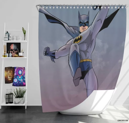 Vigilante Chronicles Batman Adventures Comic Shower Curtain