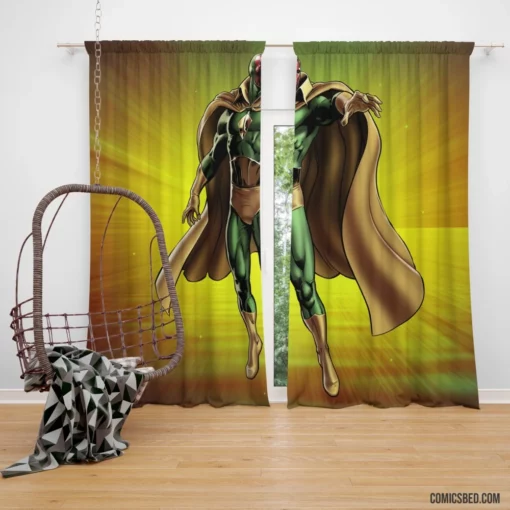 Vision Android Avenger Comic Curtain