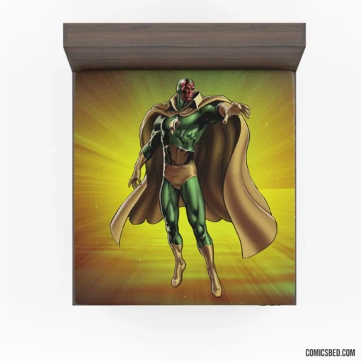 Vision Android Avenger Comic Fitted Sheet 1