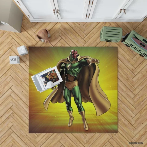 Vision Android Avenger Comic Rug