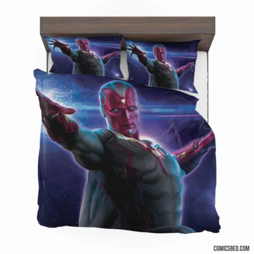 Vision Marvel Android Avenger Comic Bedding Set 1