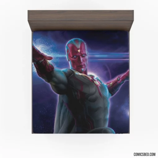 Vision Marvel Android Avenger Comic Fitted Sheet 1