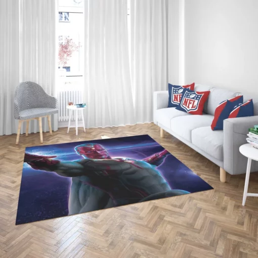 Vision Marvel Android Avenger Comic Rug 2