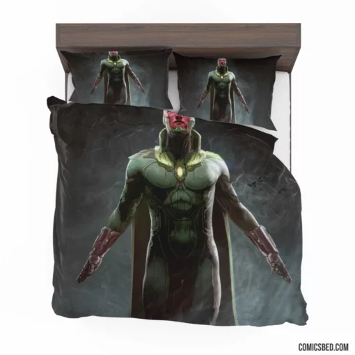 Vision Marvel Synthezoid Avenger Comic Bedding Set 1