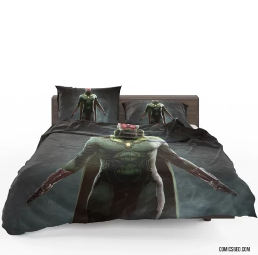 Vision Marvel Synthezoid Avenger Comic Bedding Set