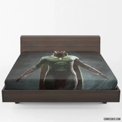 Vision Marvel Synthezoid Avenger Comic Fitted Sheet