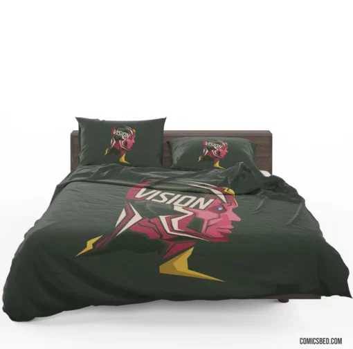 Vision Synthezoid Avenger Comic Bedding Set