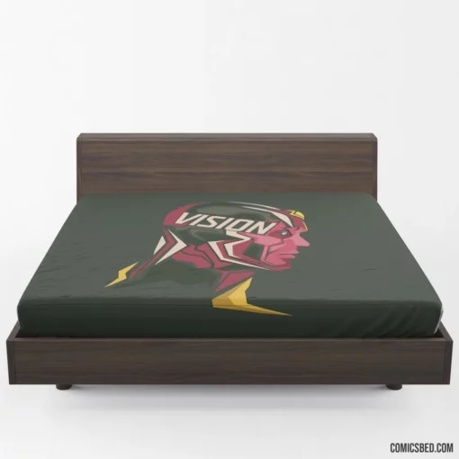 Vision Synthezoid Avenger Comic Fitted Sheet