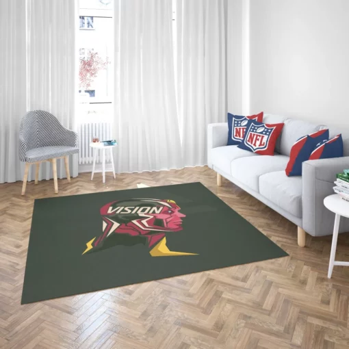 Vision Synthezoid Avenger Comic Rug 2