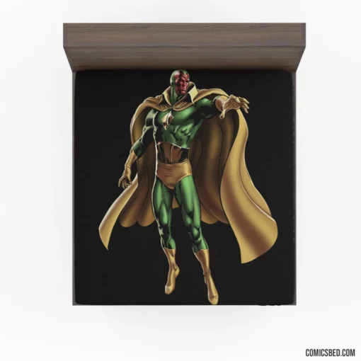 Vision Synthezoid Hero Comic Fitted Sheet 1