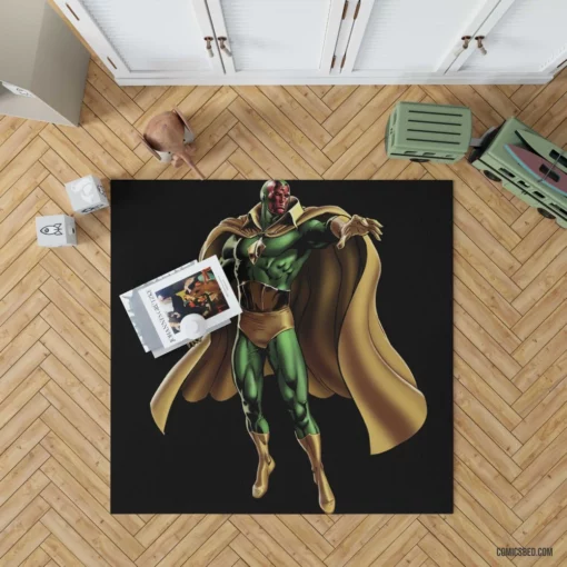 Vision Synthezoid Hero Comic Rug