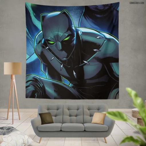 Wakanda Unveiled Black Panther Tale Comic Wall Tapestry