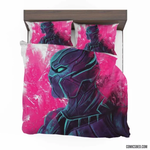 Wakandan Hero Black Panther Quest Comic Bedding Set 1