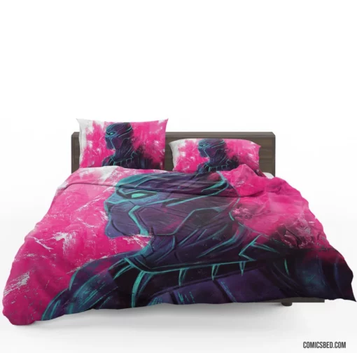 Wakandan Hero Black Panther Quest Comic Bedding Set