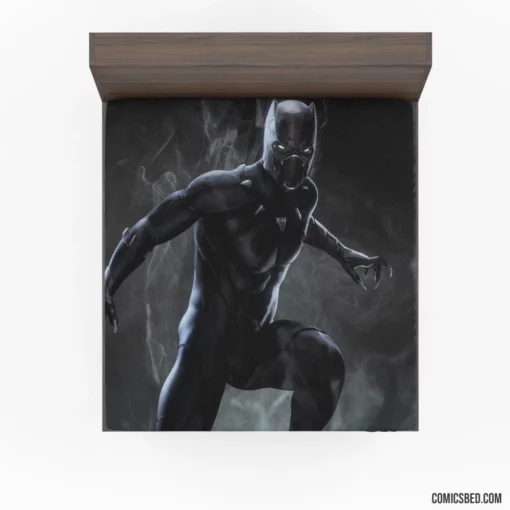 Wakandan King Black Panther Rule Comic Fitted Sheet 1