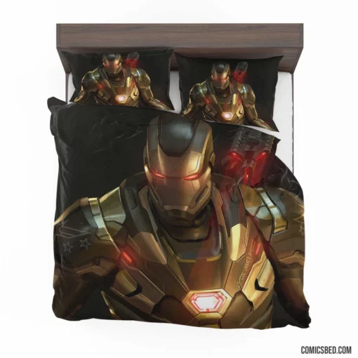 War Machine Marvel Armored Avenger Comic Bedding Set 1