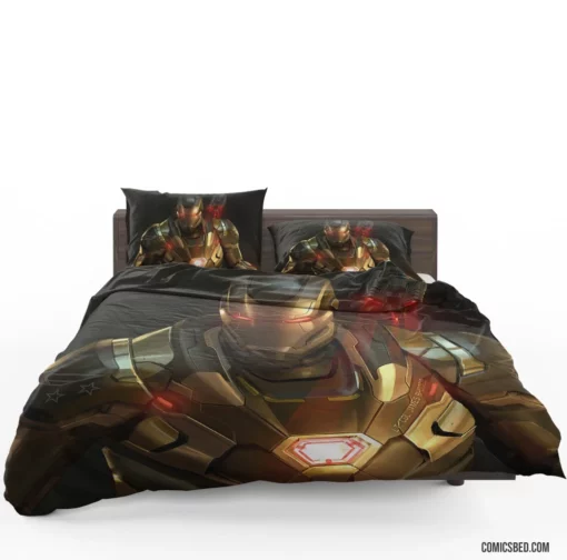 War Machine Marvel Armored Avenger Comic Bedding Set