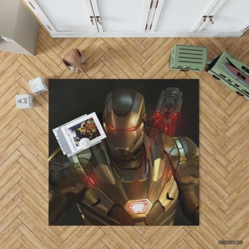 War Machine Marvel Armored Avenger Comic Rug