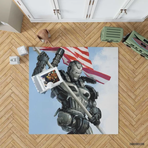 War Machine Marvel Armored Hero Comic Rug