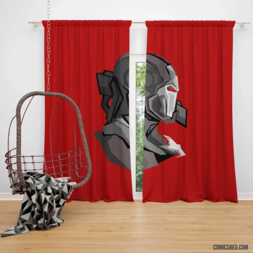 War Machine Marvel Iron Hero Comic Curtain