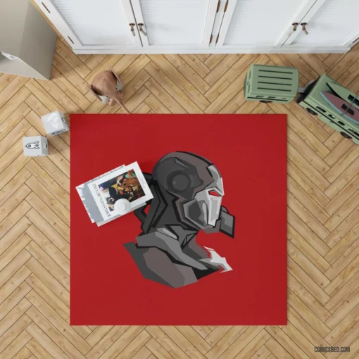 War Machine Marvel Iron Hero Comic Rug