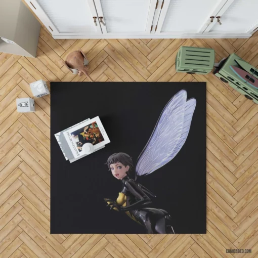 Wasp Marvel Tiny Hero Comic Rug