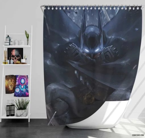 Wayne Legacy Batman Reborn Comic Shower Curtain