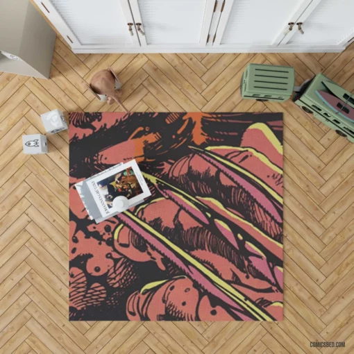 Weapon X Mutant Experiment Comic Rug