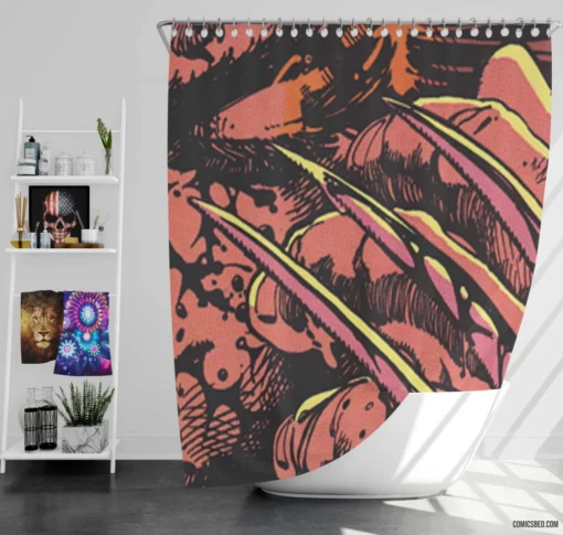 Weapon X Mutant Experiment Comic Shower Curtain