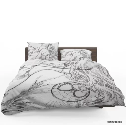 Web-Slinger Battlefront Showdown Comic Bedding Set