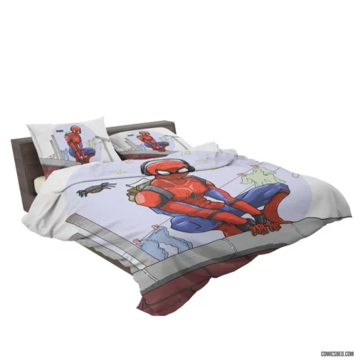 Web-Slinger Chronicles Marvel Heroic Tale Comic Bedding Set 2