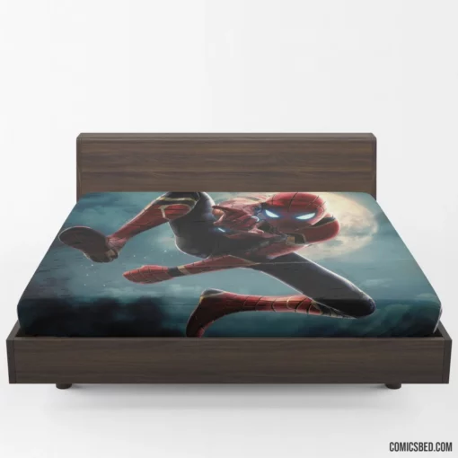 Web-Slinger Dilemma Balancing Act Comic Fitted Sheet