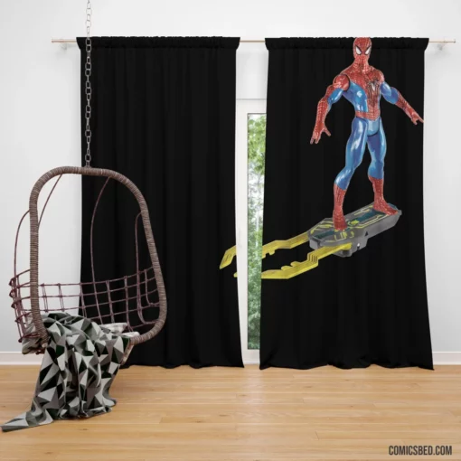 Web-Slinging Adventures Marvel Spider-Man Comic Curtain