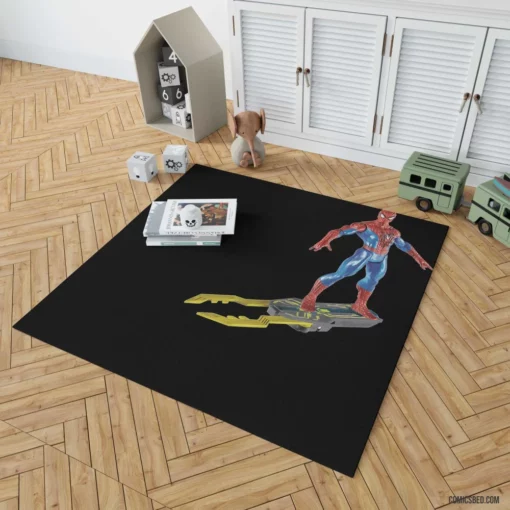 Web-Slinging Adventures Marvel Spider-Man Comic Rug 1