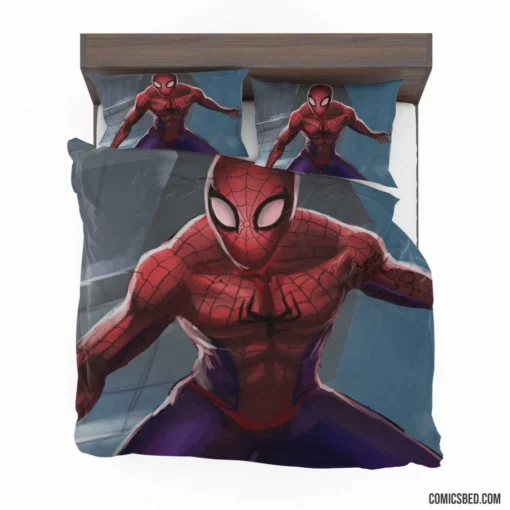 Web-Swinging Chronicles Hero of New York Comic Bedding Set 1