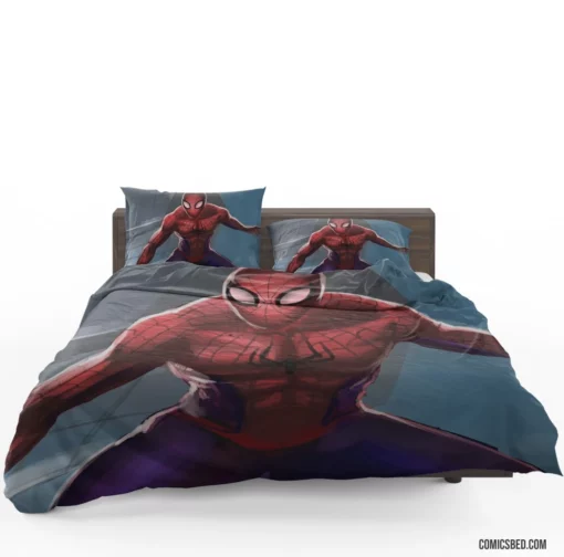 Web-Swinging Chronicles Hero of New York Comic Bedding Set