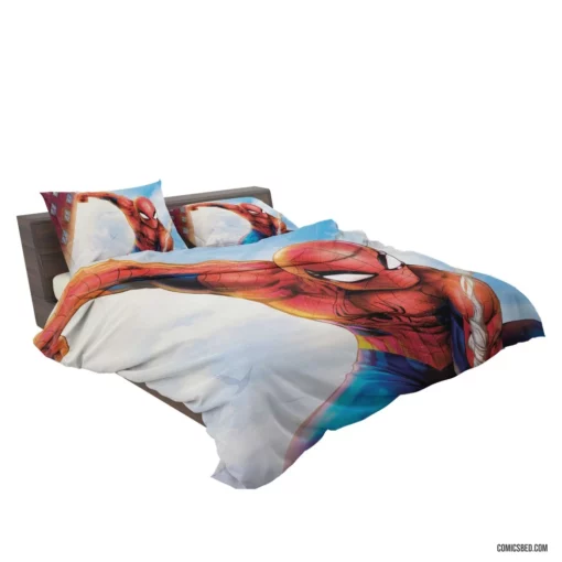 Web-Swinging Marvel Hero Spider-Man Exploits Comic Bedding Set 2