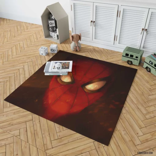 Web-Swinging Marvel Hero Spider-Man Triumph Comic Rug 1