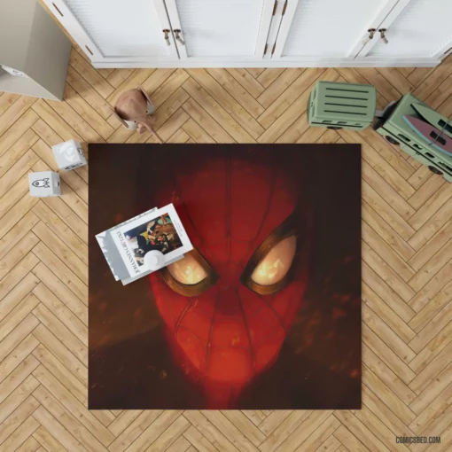 Web-Swinging Marvel Hero Spider-Man Triumph Comic Rug