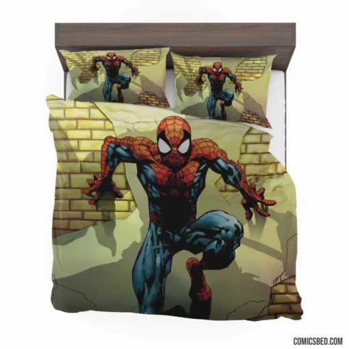 Web-Swinging Vigilance Heroic Pursuits Comic Bedding Set 1