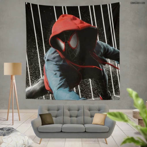 Web of Mystery Mysterio Illusions Comic Wall Tapestry